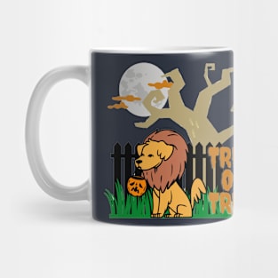 Halloween Treat or Treat (Trick or Treat) Spooky Dog Mug